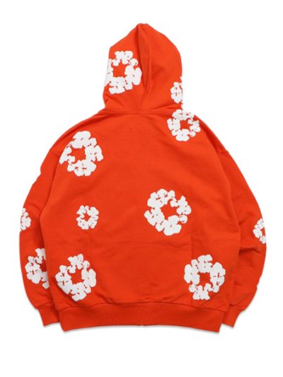 画像2: 【送料無料】DENIM TEARS COTTON WREATH ZIP HOODIE DARK ORANGE