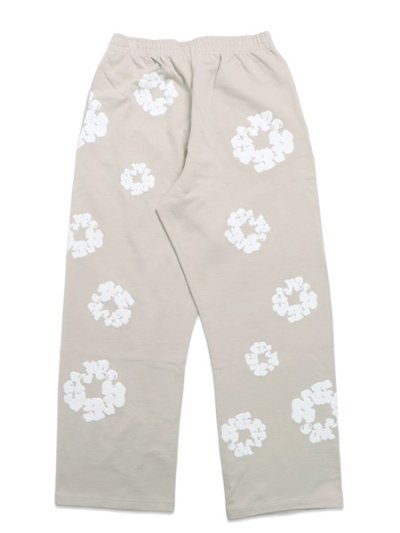 画像2: 【送料無料】DENIM TEARS COTTON WREATH BAGGY SWEATPANTS CREAM