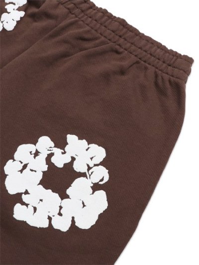 画像4: 【送料無料】DENIM TEARS COTTON WREATH BAGGY SWEATPANTS DARK BROWN