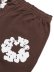 画像4: 【送料無料】DENIM TEARS COTTON WREATH BAGGY SWEATPANTS DARK BROWN (4)