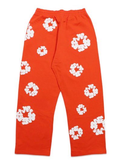 画像1: 【送料無料】DENIM TEARS COTTON WREATH BAGGY SWEATPANTS DARK ORANGE