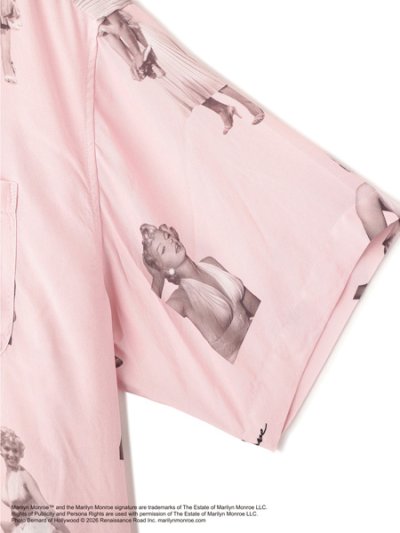 画像4: 【送料無料】SCHOTT MARILYN MONROE RAYON SHIRT