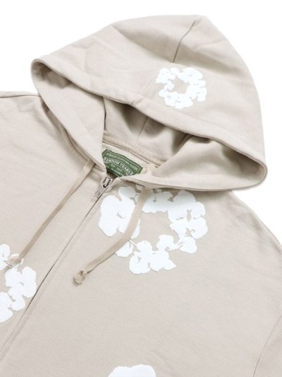 画像3: 【送料無料】DENIM TEARS COTTON WREATH ZIP HOODIE CREAM