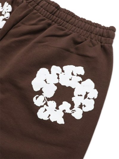 画像4: 【送料無料】DENIM TEARS COTTON WREATH SWEATSHORTS DARK BROWN