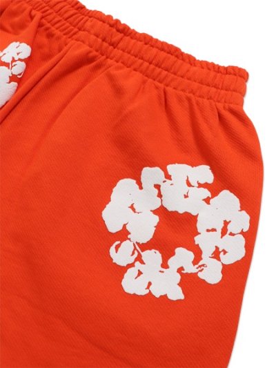 画像4: 【送料無料】DENIM TEARS COTTON WREATH SWEATSHORTS DARK ORANGE