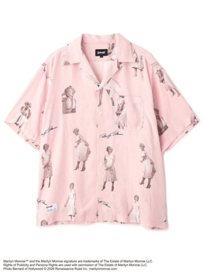 画像1: 【送料無料】SCHOTT MARILYN MONROE RAYON SHIRT