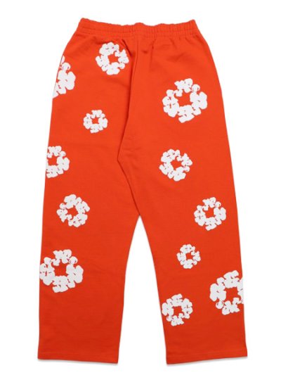 画像2: 【送料無料】DENIM TEARS COTTON WREATH BAGGY SWEATPANTS DARK ORANGE
