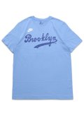 NIKE COOPERSTOWN WORDMARK TEE BROOKLYN DODGERS VALOR BLUE