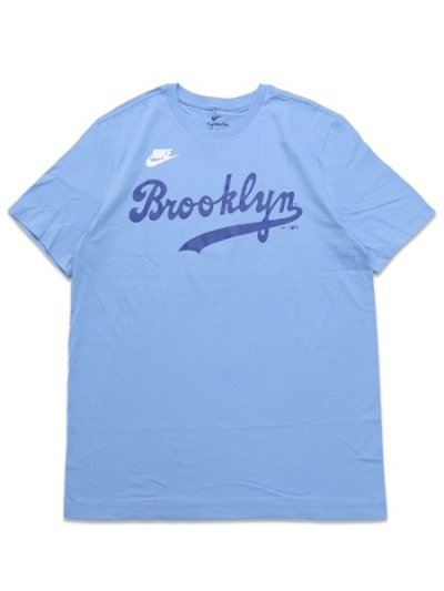 画像1: NIKE COOPERSTOWN WORDMARK TEE BROOKLYN DODGERS VALOR BLUE