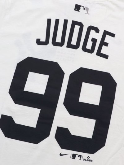画像4: NIKE NAME & NUMBER HOME PLAYER TEE NYY AARON JUDGE