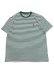 画像1: 【送料無料】POLO RALPH LAUREN CLASSIC FIT STRIPED TEE NEW FOREST/WHITE (1)