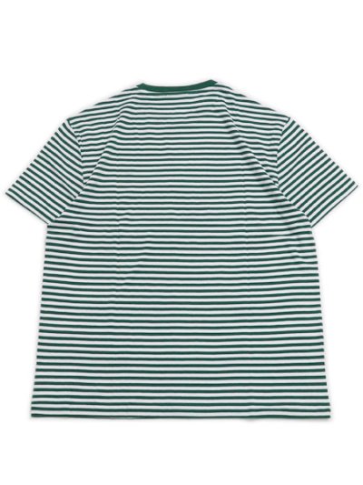 画像2: 【送料無料】POLO RALPH LAUREN CLASSIC FIT STRIPED TEE NEW FOREST/WHITE