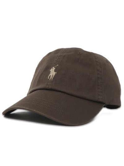 画像1: 【送料無料】POLO RALPH LAUREN CLASSIC SPORT CAP NUTMEG BROWN/KHAKI