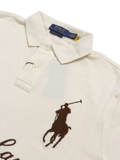 画像3: 【送料無料】POLO RALPH LAUREN CUSTOM SLIM BIG PONY MESH POLO GUIDE CREAM