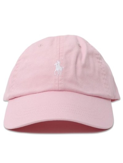 画像2: 【送料無料】POLO RALPH LAUREN CLASSIC SPORT CAP BATH PINK/WHITE