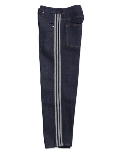 画像3: 【送料無料】ADIDAS FIREBIRD ADICOLOR DENIM MID-RISE STRAIGHT-INDIGO DENIM