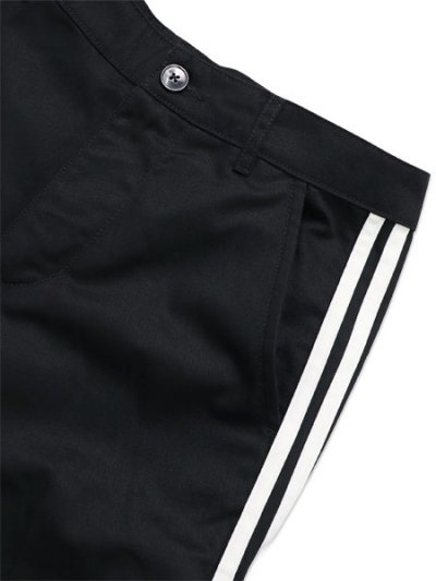 画像4: 【送料無料】ADIDAS 3 STRIPES PLEATED TROUSERS-BLACK