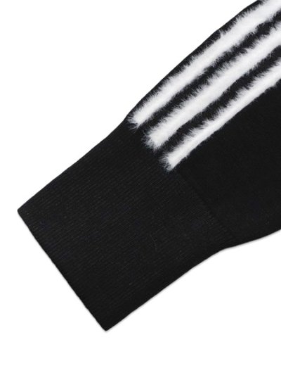 画像6: 【送料無料】ADIDAS WMNS KNITTED FIREBIRD TRACK TOP-BLACK/WHITE