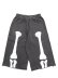 画像2: 【送料無料】VANSON 8/10 LENGTH FLEECE SHORT WHITE BONE DENIM PATCH (2)
