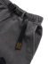 画像3: 【送料無料】VANSON 8/10 LENGTH FLEECE SHORT BLACK BONE DENIM PATCH (3)