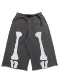【送料無料】VANSON 8/10 LENGTH FLEECE SHORT WHITE BONE DENIM PATCH