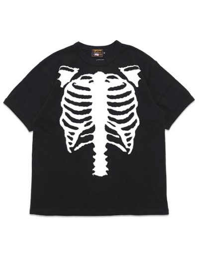 画像1: 【送料無料】VANSON THERMAL S/S TEE WHITE BONE PATCH