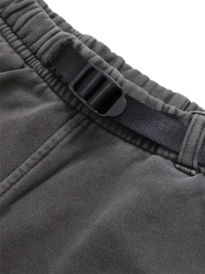 画像6: 【送料無料】VANSON 8/10 LENGTH FLEECE SHORT BLACK BONE DENIM PATCH