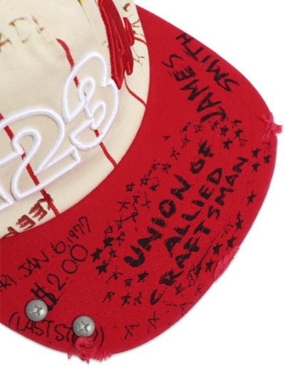 画像7: 【送料無料】BLDG4 POTALA HAT WHITE/RED