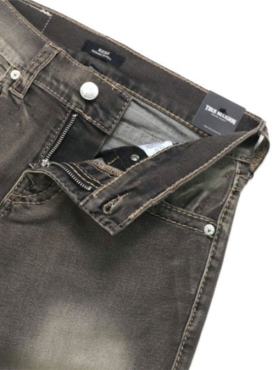 画像4: 【送料無料】TRUE RELIGION RICKY BIG T FLAP STRAIGHT 34" COMPASS TRAIL BLACK WASH