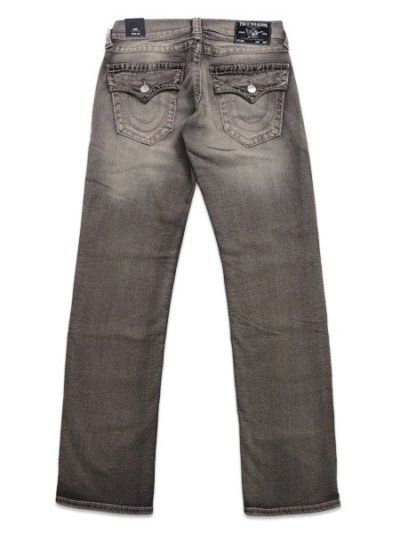 画像1: 【送料無料】TRUE RELIGION RICKY BIG T FLAP STRAIGHT 34" COMPASS TRAIL BLACK WASH