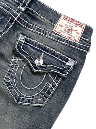 画像5: 【送料無料】TRUE RELIGION W JOEY LOW RISE SUPER T FLAP FLARE DANDELION FADE