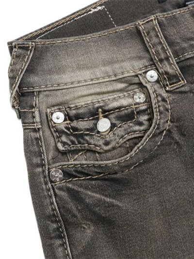画像3: 【送料無料】TRUE RELIGION RICKY BIG T FLAP STRAIGHT 34" COMPASS TRAIL BLACK WASH