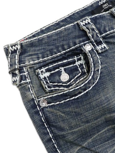 画像3: 【送料無料】TRUE RELIGION W JOEY LOW RISE SUPER T FLAP FLARE DANDELION FADE