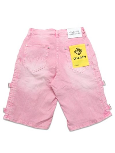 画像2: 【送料無料】GUAPI FRENCH ROSE CROSS BUCKLE SHORTS