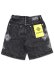 画像2: 【送料無料】GUAPI VINTAGE BLACK DISTRESSED DENIM SHORTS (2)