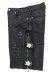 画像3: 【送料無料】GUAPI ALL BLACK CROSS BUCKLE SHORTS (3)