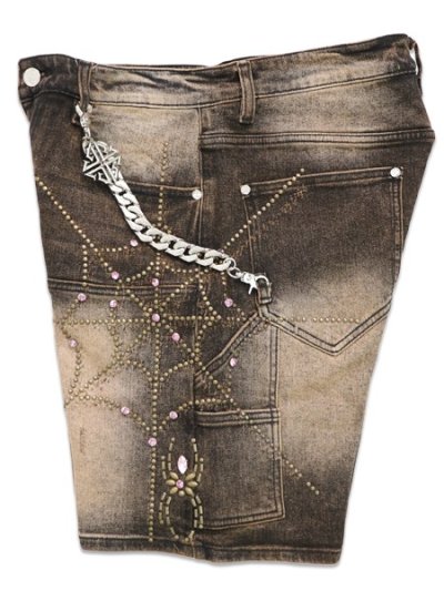 画像3: 【送料無料】GUAPI VINTAGE BROWN SPIDER SHORTS