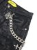 画像4: 【送料無料】GUAPI OBSIDIAN BLACK STARS LEATHER SHORTS (4)