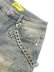 画像4: 【送料無料】GUAPI EMERALD SPIDER DENIM SHORTS (4)