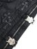 画像5: 【送料無料】GUAPI ALL BLACK CROSS BUCKLE DENIM (5)