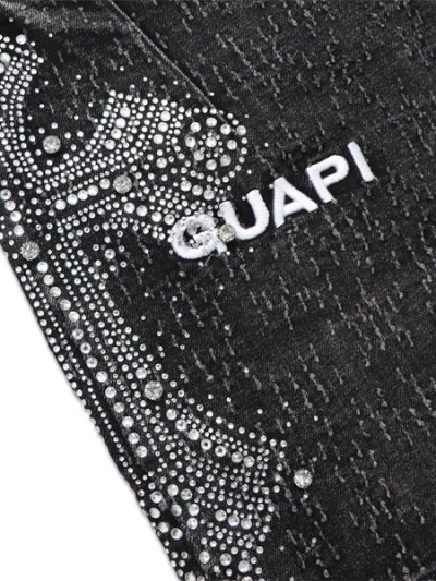 画像8: 【送料無料】GUAPI VINTAGE BLACK DISTRESSED DENIM SHORTS