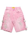 【送料無料】GUAPI FRENCH ROSE CROSS BUCKLE SHORTS