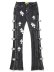 画像1: 【送料無料】GUAPI OBSIDIAN BLACK CROSS BUCKLE DENIM (1)
