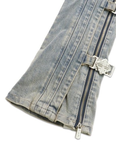 画像7: 【送料無料】GUAPI VINTAGE BLUE CROSS BUCKLE DENIM