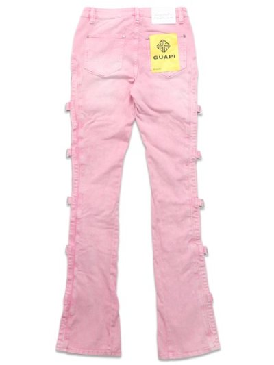 画像2: 【送料無料】GUAPI FRENCH ROSE CROSS BUCKLE DENIM