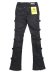 画像2: 【送料無料】GUAPI ALL BLACK CROSS BUCKLE DENIM (2)