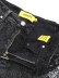 画像5: 【送料無料】GUAPI VINTAGE BLACK DISTRESSED DENIM SHORTS (5)