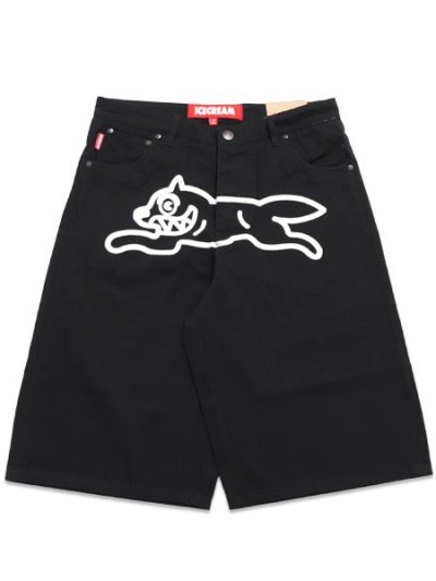 画像1: 【送料無料】ICECREAM FENTON SHORT BLACK
