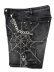 画像3: 【送料無料】GUAPI OBSIDIAN BLACK SPIDER DENIM SHORTS (3)