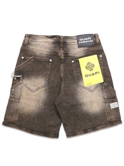 画像2: 【送料無料】GUAPI VINTAGE BROWN SPIDER SHORTS